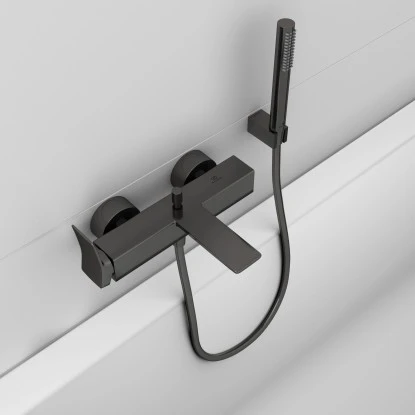 Ideal Standard Brausehalter Idealrain Atelier Grey Eckig für Handbrause