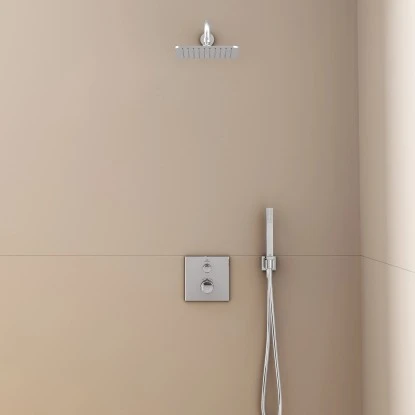 Ideal Standard Brausehalter Idealrain Atelier Chrom Eckig für HB + Schlauch