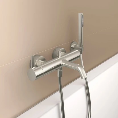 Ideal Standard Brausehalter Idealrain Atelier Silver Rund für Handbrause