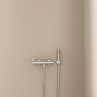 Ideal Standard Brausehalter Idealrain Atelier Silver Rund für Handbrause