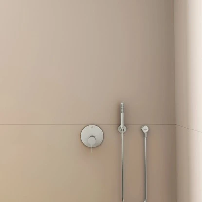 Ideal Standard Brausehalter Idealrain Atelier Silver Rund für Handbrause