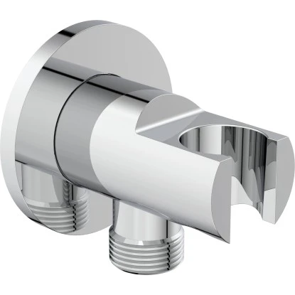 Ideal Standard Brausehalter Idealrain Atelier Chrom Rund für HB + Schlauch