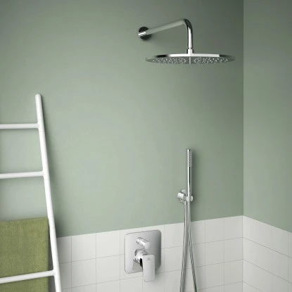 Ideal Standard Brausehalter Idealrain Atelier Chrom Rund für HB + Schlauch