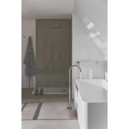 Ideal Standard Brausehalter Idealrain Atelier Chrom Rund für HB + Schlauch