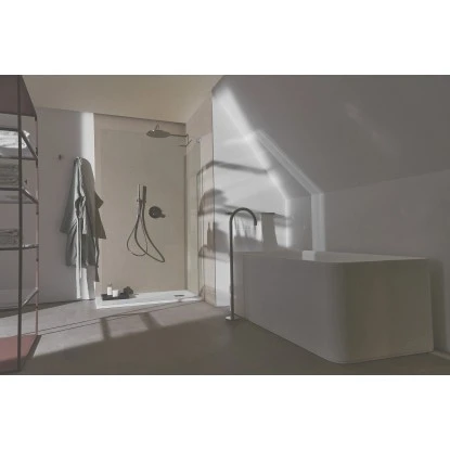 Ideal Standard Brausehalter Idealrain Atelier Chrom Rund für HB + Schlauch