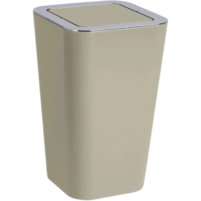 Wenko Schwingdeckeleimer Candy Taupe 6 l