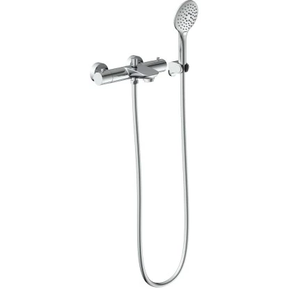 Eisl Thermostat Wannenarmatur mit Hand-Brauseset Claudio Chrom