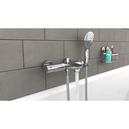 Eisl Thermostat Wannenarmatur mit Hand-Brauseset Claudio Chrom