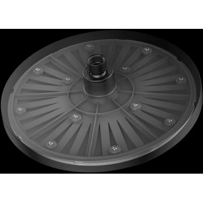 Wenko Regenduschkopf Ultimate Shower Schwarz/Grau Ø 25 cm