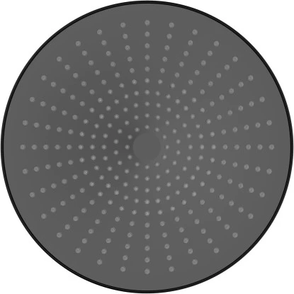 Wenko Regenduschkopf Ultimate Shower Schwarz/Grau Ø 25 cm