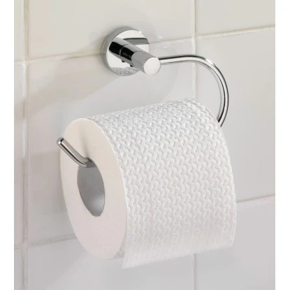 Wenko Power-Loc Elegance Toilettenpapierhalter Chrom 9,5 cm x 15,5 cm x 5 cm