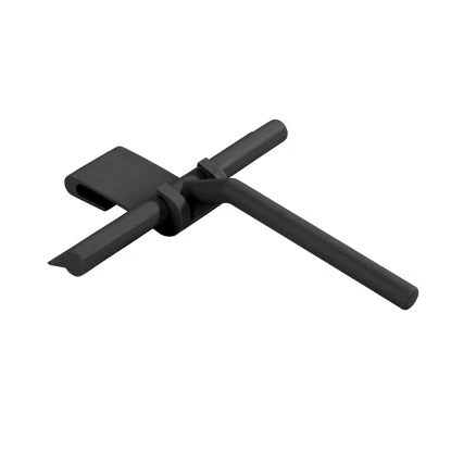 Wenko Badezimmerwischer Silikon Mola 21 x 24.5 x 4 cm Schwarz