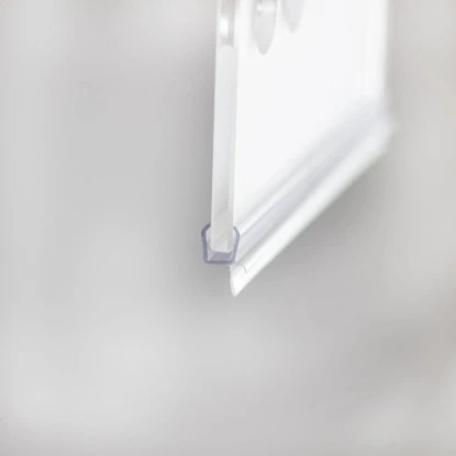 Breuer Wasserabweisdichtung PK361 für 5 mm Glas Gerade 1000 mm 5 Stück