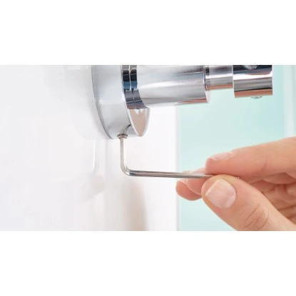 tesa® LOXX Toilettenrollenhalter ohne Deckel, hochglanzverchromt, inkl. Kleber