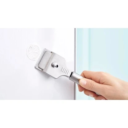 tesa® LOXX Toilettenrollenhalter ohne Deckel, hochglanzverchromt, inkl. Kleber