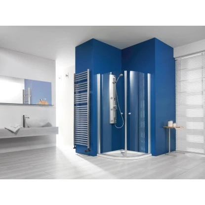 Breuer Runddusche Radius 55 Elana 6 Chrom Klarglas 80 x 80 cm