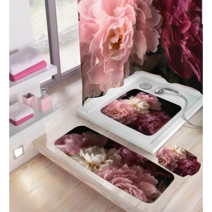 Kleine Wolke Rosemarie Duscheinlage Bordeaux 55x 55 cm