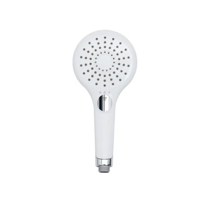 Eisl Handbrause Relax Chrom-Weiß mit Druckknopfumsteller