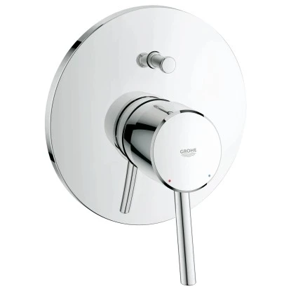 Grohe Einhebelmischer-Wannenarmatur Concetto Chrom